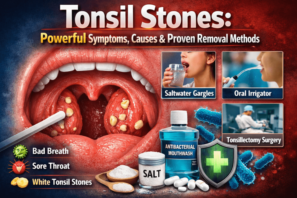 Tonsil Stones: Powerful Symptoms, Causes & Proven Removal Methods
