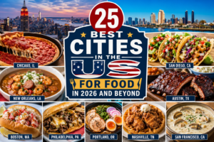 25 Best Cities in the US for Food in 2026 and Beyond