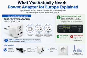 Power Adapter for Europe: What to Buy and What to Avoid in 2026