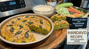 Handavo Recipe Easy Gujarati Snack with Homemade Batter (2026)