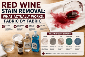 How to Remove Red Wine from Clothes: 7 Powerful Stain Removal Methods