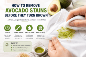 How to Remove Avocado Stains: 5 Proven Fixes