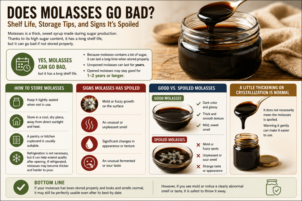does molasses go bad