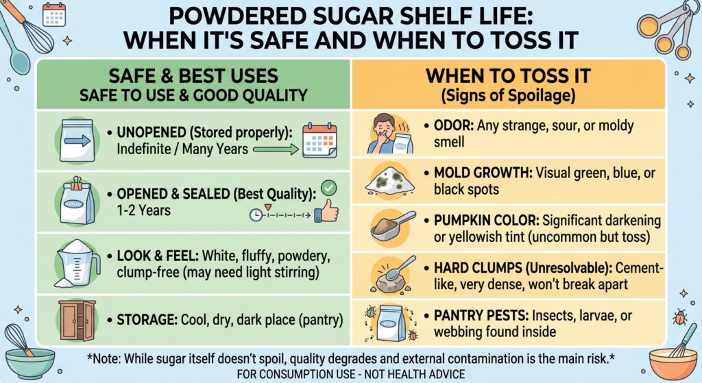 does powdered sugar go bad