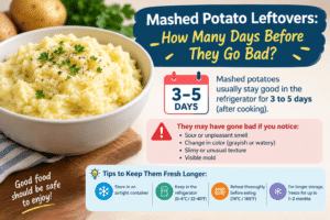 How Long Mashed Potatoes Last in Fridge (2026 Guide)